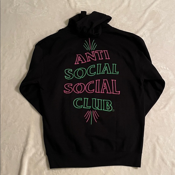 Anti Social Social Club 777 Hoodie (FW19) Black - Picture 6 of 6